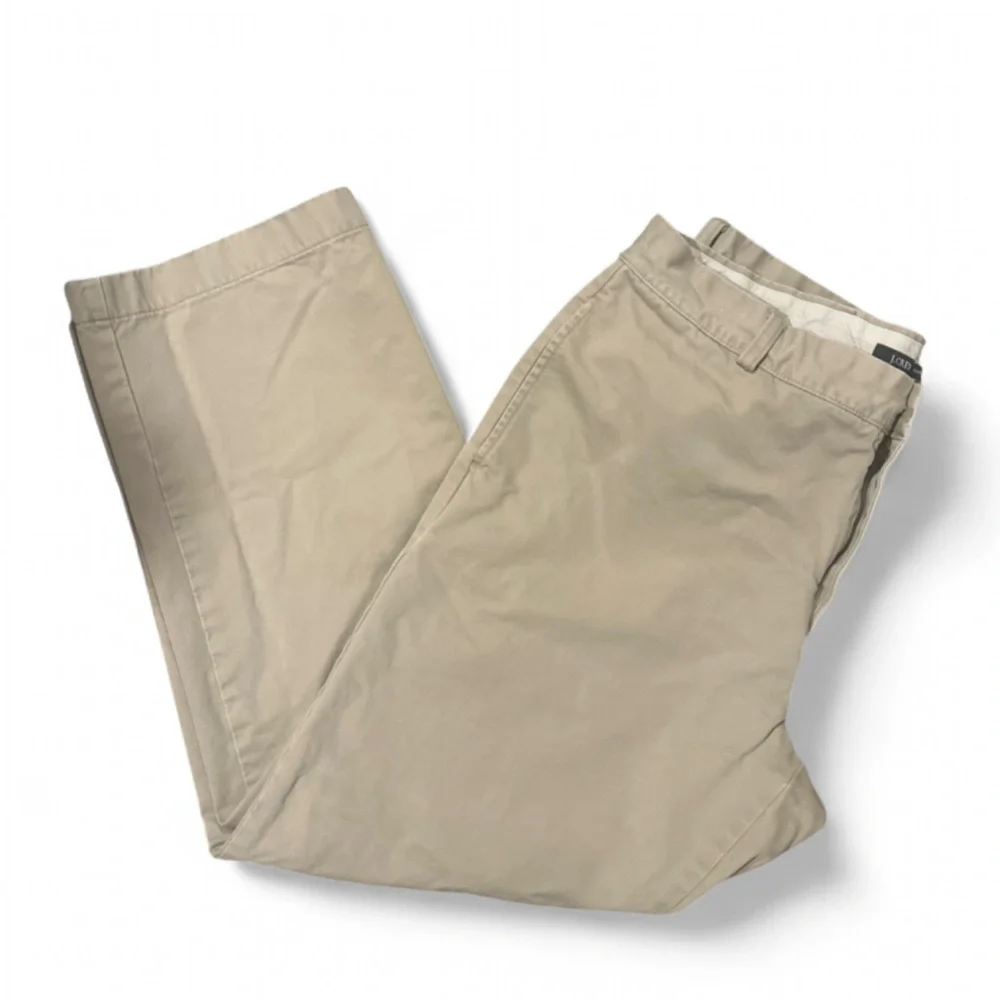 J.Crew Cotton Khaki Men’s Straight‑Leg Pants Size W36 x L30